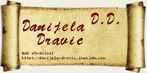 Danijela Dravić vizit kartica